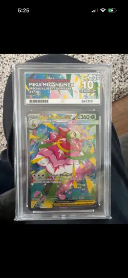 Pokemon TCG Mega Meganium Ex 272/217 Ascended Heroes SIR ACE 10 Graded - Image 1