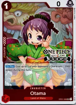 OTAMA (JUDGE) OP01-006 PROMO ONE PIECE PROMOTION CARDS ONE PIECE FOIL - Image 1