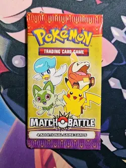 1X 2023 Pokemon Match Battle McDonalds Promo Sealed Booster Card Free Shipping! - Image 1