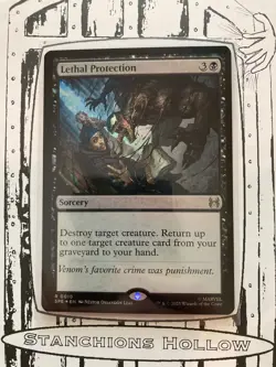 MTG Lethal Protection (FOIL) - Marvel's Spider-Man: Eternal-Legal (SPE) R 0010 - Image 1