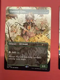 Mtg Secret Lair Encyclopedia — Llanowar Elves — Non Foil —NM - Image 1