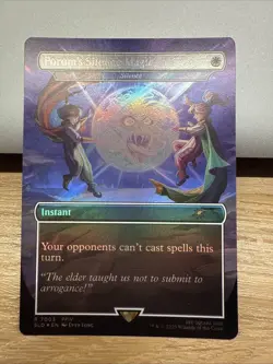 Mtg Secret Lair Final Fantasy Porom — Silence — Foil —NM - Image 1