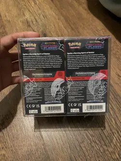 ✅ x2 Pokemon Phantasmal Flames Half Booster Box Sealed + Case! ✅ - Image 2