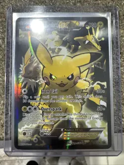 Pikachu EX XY124 XY Promos Holo Black Star Promo Pokemon TCG 2016 - NM - Image 1