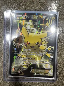 Pikachu EX XY124 XY Promos Holo Black Star Promo Pokemon TCG 2016 - NM - Image 2