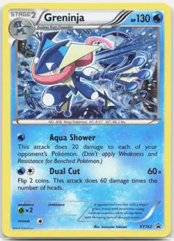 Greninja XY162 Holo Promo XY Promo Pokemon Holo Heavily Played - Image 1