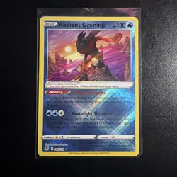 Pokemon TCG Radiant Greninja 046/189 Astral Radiance Holo Rare NM - Image 1