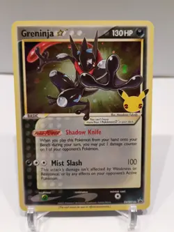 Pokemon Greninja SWSH144 Celebrations Gold Star Promo NM - Image 1