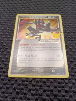 Pokemon Greninja SWSH144 Celebrations Gold Star Promo NM - Image 3