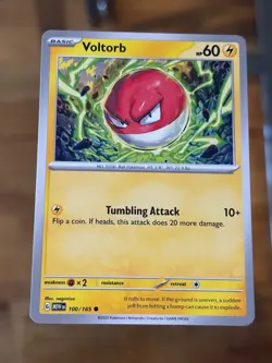 Voltorb 100/165 Common 151 Pokemon Near Mint - Image 1