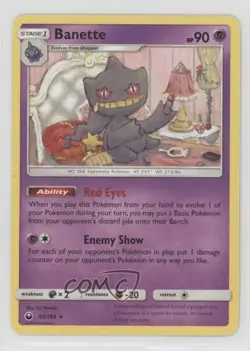 Banette Pokemon Sun & Moon Celestial Storm #65 - Image 1