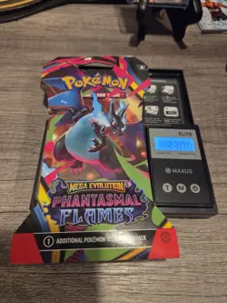 (HEAVYUU)🔥 33.0 G Pokemon TCG Phantasmal Flames Sleeved Booster Pack Sealed - Image 1