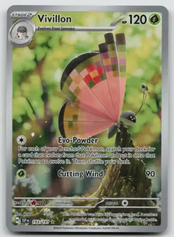 Vivillon 193/191 Illustration Rare Surging Sparks Pokemon Holo Near Mint - Image 1