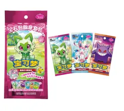 Pokemon S-Chinese Gem Pack Badge Set New Sealed Packs （1 Packs） - Image 1