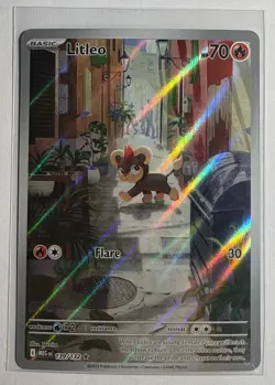Litleo 139/132 Mega Evolution Illustration Rare Pokemon TCG NM! - Image 1