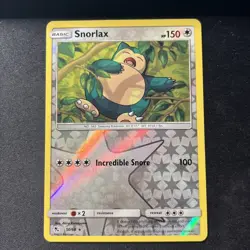 Snorlax 50/68 Reverse Holo Rare Hidden Fates Near Mint - Image 1