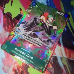 Roronoa Zoro (OP13-037) TR Treasure Rare Adventure on Kami's Island (OP15-EB04) - Image 2