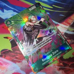 Roronoa Zoro (OP13-037) TR Treasure Rare Adventure on Kami's Island (OP15-EB04) - Image 3