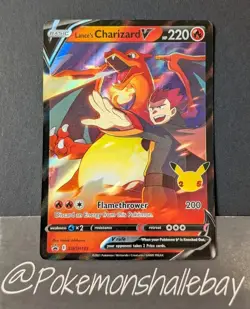 Lance's Charizard V SWSH133 - Sword & Shield Promo *NM* Holo Pokemon Card - Image 1