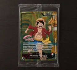 Pre Order One Piece Card French Luffy Op13-001 X Musee Grevin Promo New - Image 1