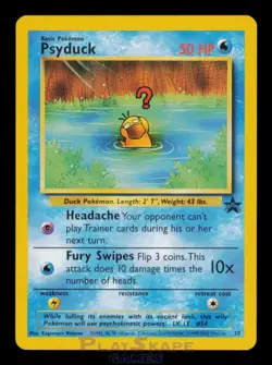Pokemon Card Psyduck 20 Wizards Black Star Promos Promo WOTC NM 1999 - Image 1