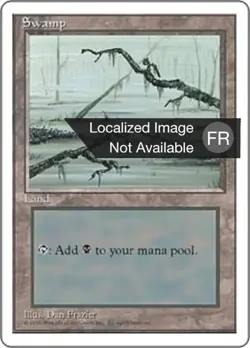 Swamp (372) – Fourth Edition 4ED – MTG Magic the Gathering - Image 1