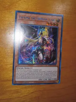 Yugioh Lacrima the Crimson Tears MP25-EN100 Prismatic Secret Rare 1st Edition NM - Image 2