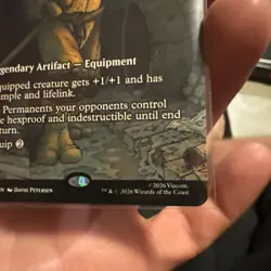 Donnie's Bo Foil Borderless 0017 TMNT Legendary Artifact Equipment English - Image 4