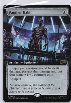 Commander: Marvel Super Heroes #446 Panther Habit (Extended Art) - Image 1
