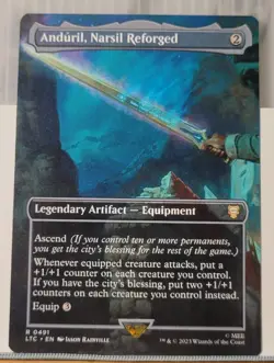 Mtg ANDURIL, NARSIL REFORGED BORDERLESS NM LTC 0491 -Argo- - Image 1