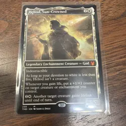 MTG NM Heliod, Sun-Crowned Regular Showcase Version From Theroes Beyond Death. - Image 1