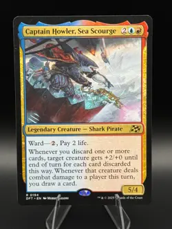 MTG Captain Howler, Sea Scourge Aetherdrift 194 NM Regular - Image 1