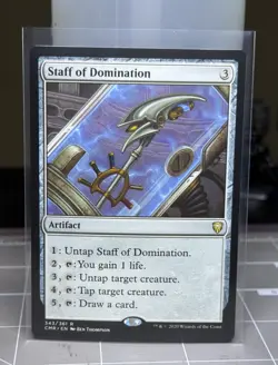 Staff of Domination Commander Legends Regular NM - Image 1