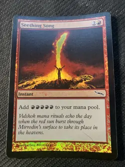 MTG - Seething Song - Mirrodin - Foil - LP 195/306 - Image 1