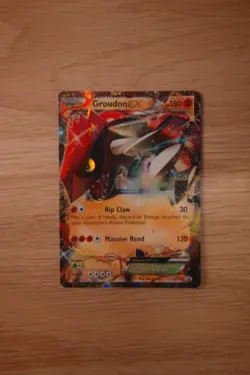 Pokemon TCG Groudon EX XY Promos XY42 LP - Image 1
