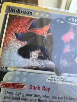 Pokemon Umbreon Gold Star 17/17 POP Series 5 25th Anniversary Promo Holo NM - Image 2