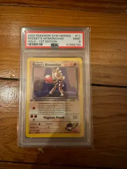 Pokemon PSA - Rocket´s Hitmonchan 1 Edition - Image 1