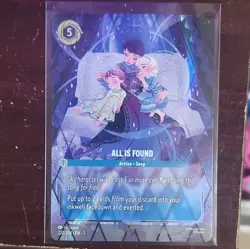 Disney Lorcana TCG All Is Found Foil Rare 220/204 Sapphire Action-Song EN - Image 1