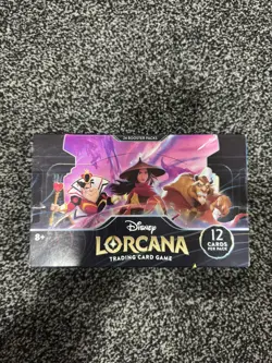 Disney Lorcana TCG Card Game Rise of the Floodborn Booster Box Sealed In Hand - Image 1