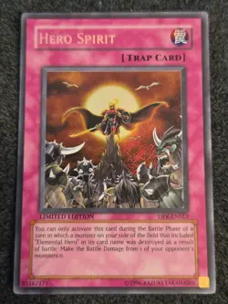 1x (NM) Hero Spirit - DPK-ENSE3 - Secret Rare - Limited Edition YuGiOh - Image 1