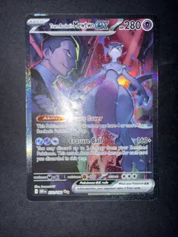 Pokemon TCG Team Rockets Mewtwo EX 231/182 Full Art Destined Rivals - Image 1
