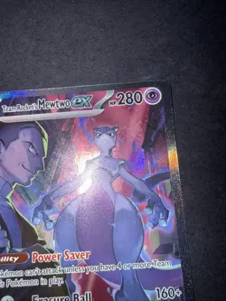 Pokemon TCG Team Rockets Mewtwo EX 231/182 Full Art Destined Rivals - Image 4
