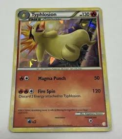 Typhlosion - 32/123 - 2010 HGSS Cosmos Holo Deck Exclusive Pokemon Card - Image 1