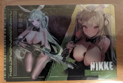 Bandai Goddess of Victory NIKKE Metallic Pass Ver 3 Card - Soda Twinkling Bunny - Image 1