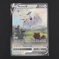 Pokemon TCG Card Arceus V SWSH204 Alternate Art Black Star Promo Holo - NM- - Image 1