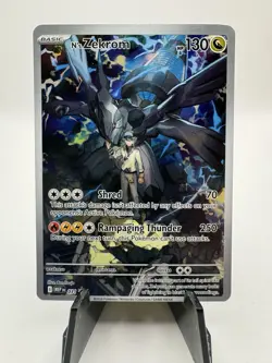 N's Zekrom Holo Promo C-2 English 031 Mega Evolution Promo Pokemon Card - Image 1