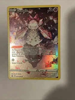 Diancie GG13/GG70 Crown Zenith Galarian Gallery Holo Full Art Pokemon Card - Image 1