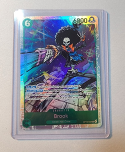 Brook OP15-032 SR ONE PIECE Tcg Card Game NM GREEN - Image 1
