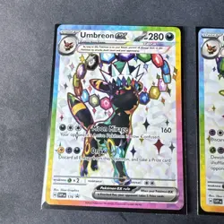 Pokemon TCG: Prismatic Evolutions. Umbreon & Espeon Ex Promo Cards - Image 2