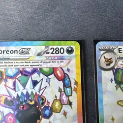 Pokemon TCG: Prismatic Evolutions. Umbreon & Espeon Ex Promo Cards - Image 4